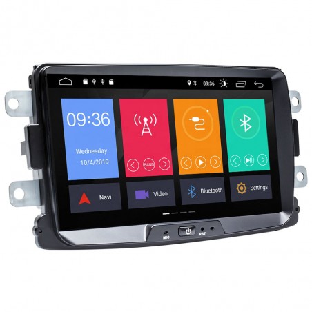 Sistem navigatie PNI Android 10, 2GB DDR3/ROM 32GB Dacia Logan 2 Sandero Duster Renault Captur Touch Screen Bluetooth RDS