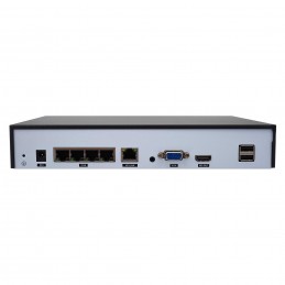 Kit supraveghere video PNI House IPMAX POE Five, NVR cu 4 porturi POE, ONVIF si 4 camere cu IP 5MP, de exterior