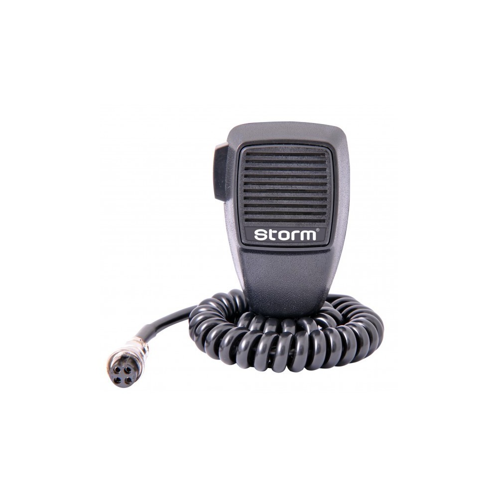Microfon statie radio, condensator, Storm, 4 pini