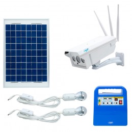 Camera supraveghere video PNI IP30 4G + Kit solar fotovoltaic PNI GreenHouse H01