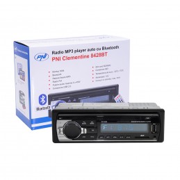 Radio MP3 player auto PNI Clementine 8428BT 4x45w 1 DIN cu SD, USB, AUX, RCA si Bluetooth