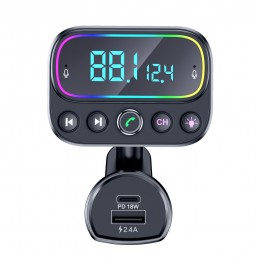 Modulator FM Bluetooth ABFM67, USB Type-C, USB 2.4A, AUX