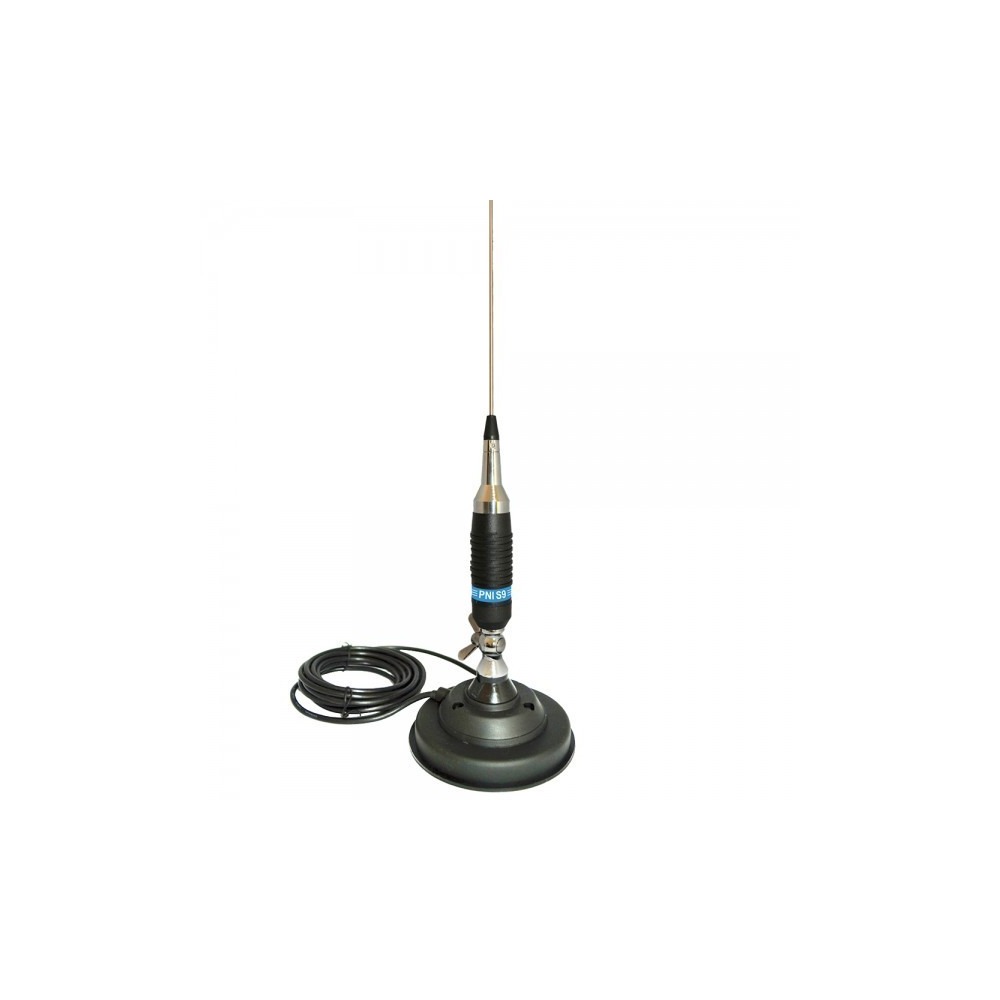 Antena statie radio CB, PNI S9, 120 cm, magnet fluture
