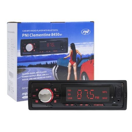 Radio MP3 player auto PNI Clementine 8450BT, 4x45w, 1 DIN