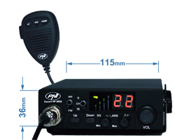 Statie radio CB PNI Escort HP 8000L, ASQ reglabil, 4W